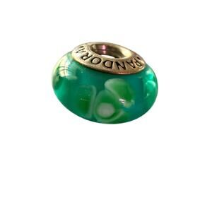 Pandora 925 Sterling Silver Flower Bead Charm for Bracelet